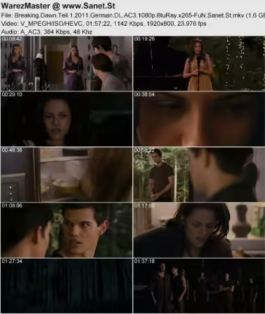 Breaking Dawn Teil 1 2011 German DL AC3 1080p BluRay x265-FuN