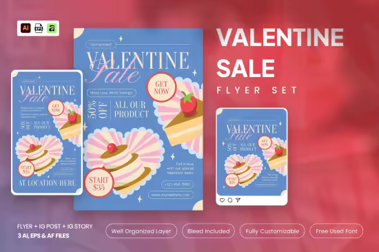 EE - Valentine Sale Flyer Set 63EBL2L