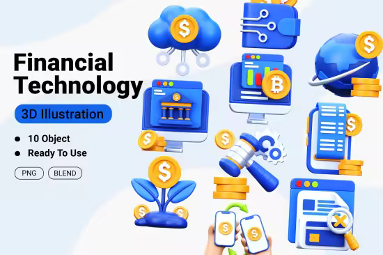 EE - Fintech 3D Icon Illustration H8M7JPH