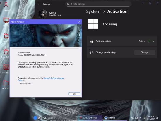 Windows 11 Pro Super Lite 25H2 Build 26200.7462 Conjuring 11