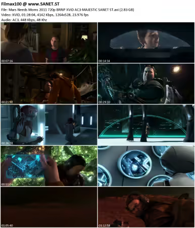 Mars Needs Moms 2011 720p BRRiP XViD AC3-MAJESTiC