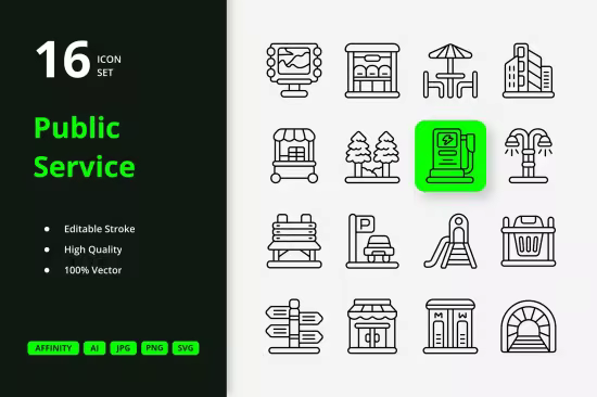 EE - Public Service Icons DKZYTKW