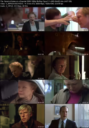Notes on a Scandal 2006 1080p BluRay Opus 5.1 x265-WoKE
