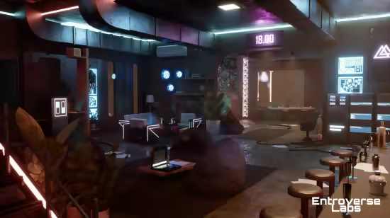 Unreal Engine Marketplace - Cyberpunk Apartment Interior Environment (5.7)