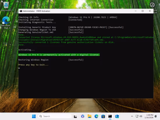 Windows 11 Aio 16in1 25H2 Build 19045.6809 (No TPM Required) Preactivated Multilingual January 2026