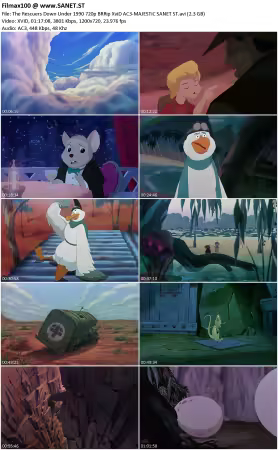 The Rescuers Down Under 1990 720p BRRip XviD AC3-MAJESTiC