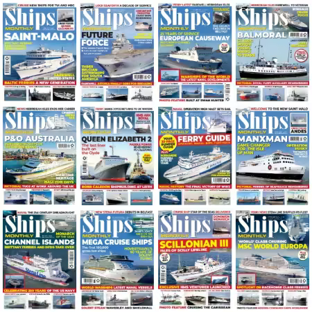 Ships Monthly - Full Year 2025 Collection
