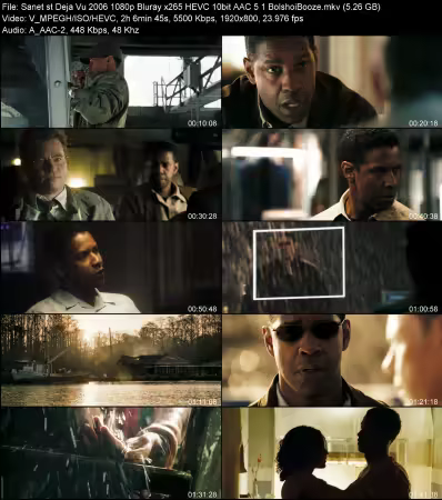 Deja Vu 2006 1080p Bluray x265 HEVC 10bit AAC 5.1 BolshoiBooze
