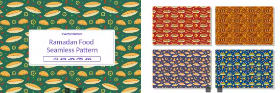 EE - Ramadan Food Seamless Pattern VDBBC2Y