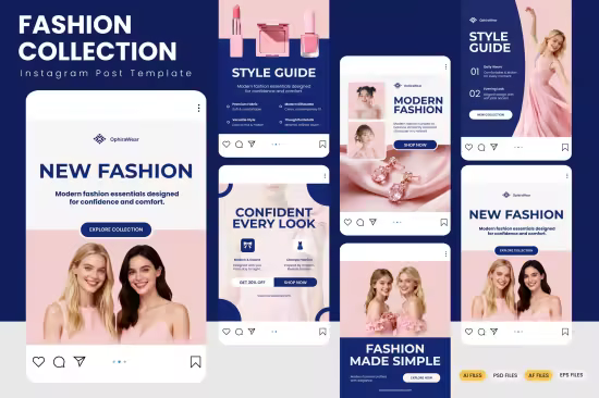 EE - Fashion Woman Collection Instagram Post VWXFQJJ