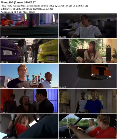 2 Fast 2 Furious 2003 Extended Edition BDRip 1080p by Martokc