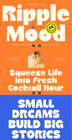 EE - Ripple Mood - Modern Bold Sans Serif SPL2ZVN