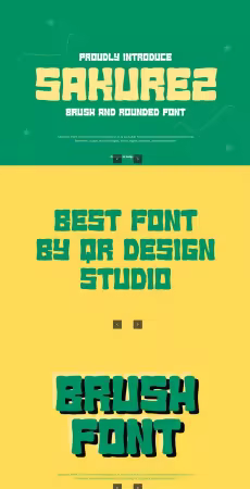 EE - Sakurez - Round Brush Font TX45C9T