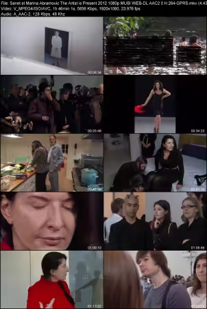 Marina Abramovic The Artist is Present 2012 1080p MUBI WEB-DL AAC 2.0 H264-GPRS