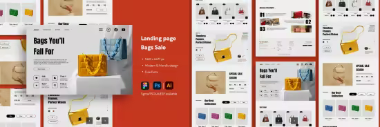 EE - Bags Sale Website Landing Page B8977TL