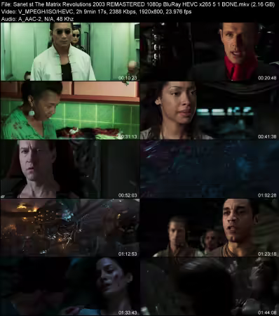 The Matrix Revolutions 2003 REMASTERED 1080p BluRay HEVC x265 5.1 BONE