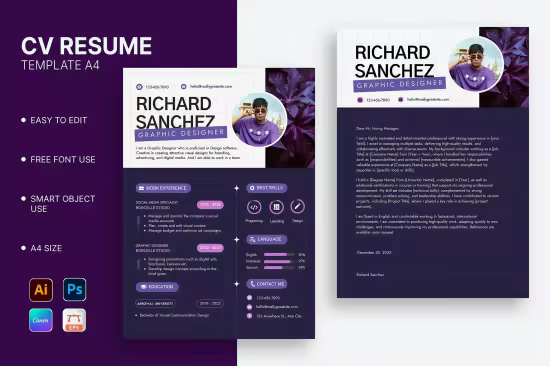 EE - Creative Modern Cv Resume 5BQLG5V