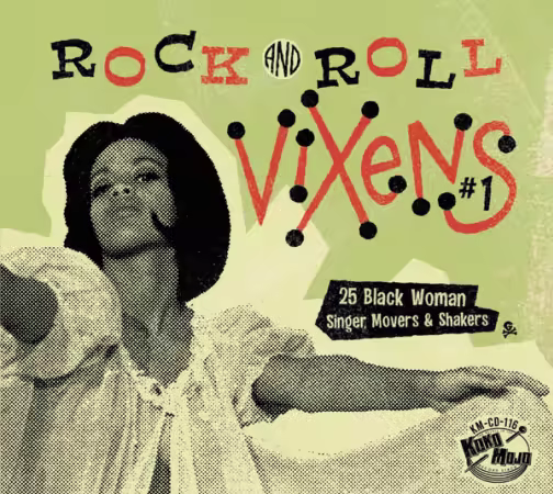 VA - Rock And Roll Vixens #1 &amp; 2 (25 Black Woman Singer, Movers &amp; Shakers) (2021)