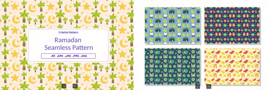 EE - Ramadan Seamless Pattern 6FMF39K