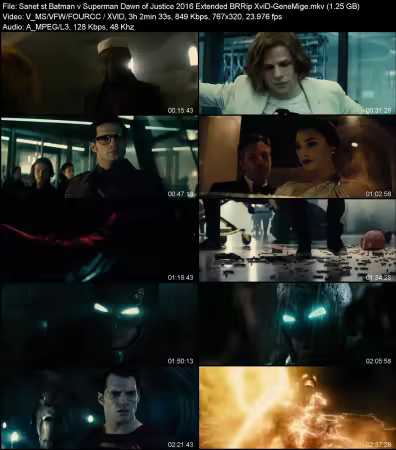 Batman v Superman Dawn of Justice 2016 Extended BRRip XviD-GeneMige