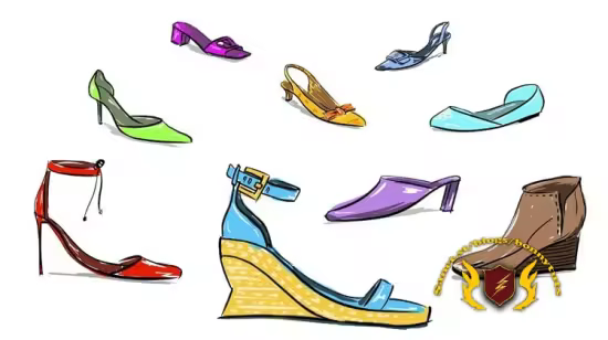 Sketching Designer Shoes in Procreate