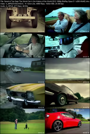Top Gear The Worst Car in the History of the World 2012 1080p BluRay Opus 5.1 x265-WoKE