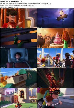Dr Seuss The Lorax 2012 720p BRRiP XViD AC3-MAJESTiC