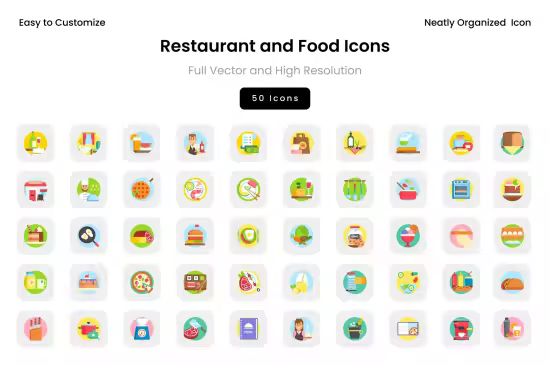 EE - Restaurant and Food Icons 9YULP5H
