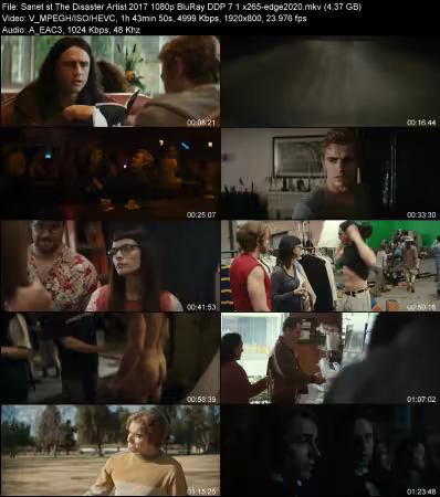 The Disaster Artist 2017 1080p BluRay DDP 7.1 x265-edge2020