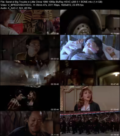 Big Trouble in Little China 1986 1080p BluRay HEVC x265 5.1 BONE