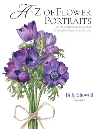 Search Press Art Collection - AZ Flower Portraits, 2026