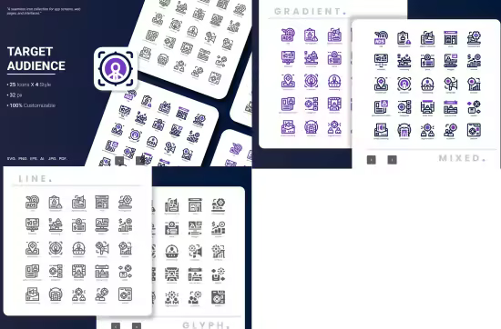 EE - Target Audience Icon Pack GSJB6SN