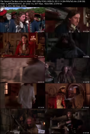 The Man in the Iron Mask 1998 1080p ROKU WEB-DL DD 5.1 H264-PiRaTeS