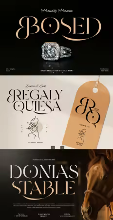 EE - Bosed - Modern Stylish Stencil Font CKLFLTX