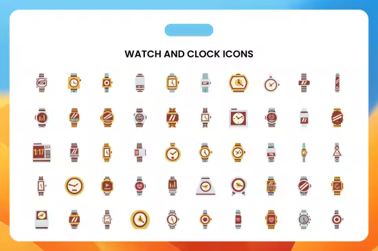 EE - Watch and Clock Icons UMHHBY6