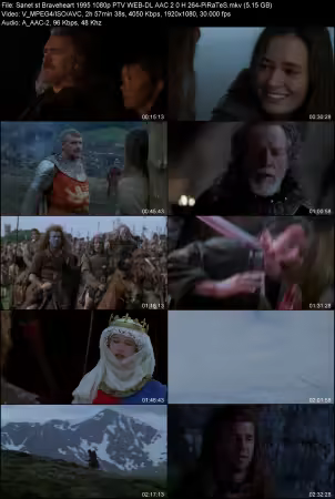 Braveheart 1995 1080p PTV WEB-DL AAC 2.0 H264-PiRaTeS