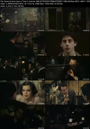 Once Upon a Time in America 1984 EXTENDED REMASTERED 1080p BluRay HEVC x265 5.1 BONE