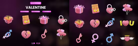 EE - Valentine Icon Pack F37R3WP