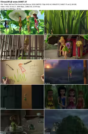 Tinker Bell And The Great Fairy Rescue 2010 LIMITED 720p XViD AC3-MAJESTiC