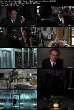 Men in Black II 2002 Blu-ray 1080p iPad AAC x264-HDH