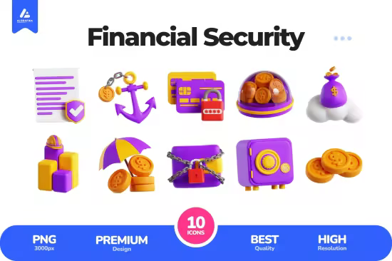 EE - Financial Security 3D Icon EPEHPBA