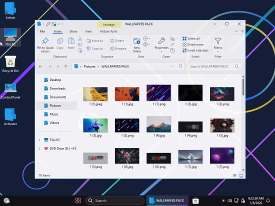 Windows 11 Pro 25H2 Build 26200.7462 Fluent Edition