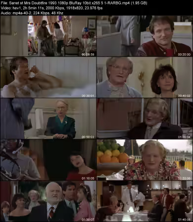Mrs. Doubtfire 1993 1080p BluRay 10bit x265 5.1-RARBG