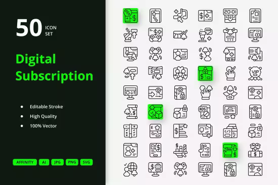 EE - Digital Subscription Icons JBEBTXP