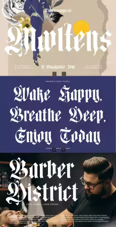 EE - Mooltens - Blackletter Font AGAKQXL