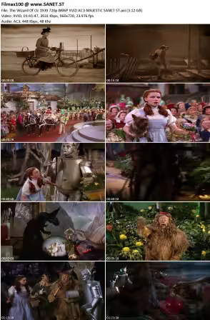 The Wizard Of Oz 1939 720p BRRiP XViD AC3-MAJESTiC