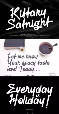 EE - Kittary Satnight a Script Font 6KKFL9B
