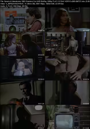 Videodrome 1983 Directors Cut UHD BluRay 1080p FLAC 2.0 DoVi HDR10 x265-SM737