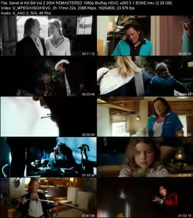 Kill Bill Vol. 2 2004 REMASTERED 1080p BluRay HEVC x265 5.1 BONE