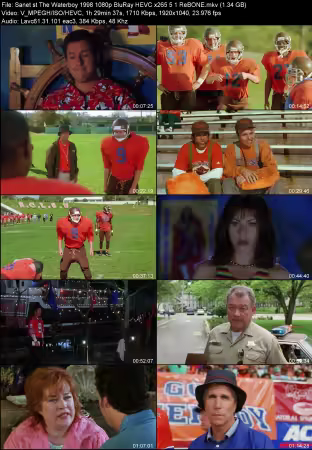 The Waterboy 1998 1080p BluRay HEVC x265 5.1 ReBONE